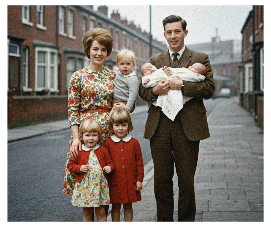 Beatles family collage
