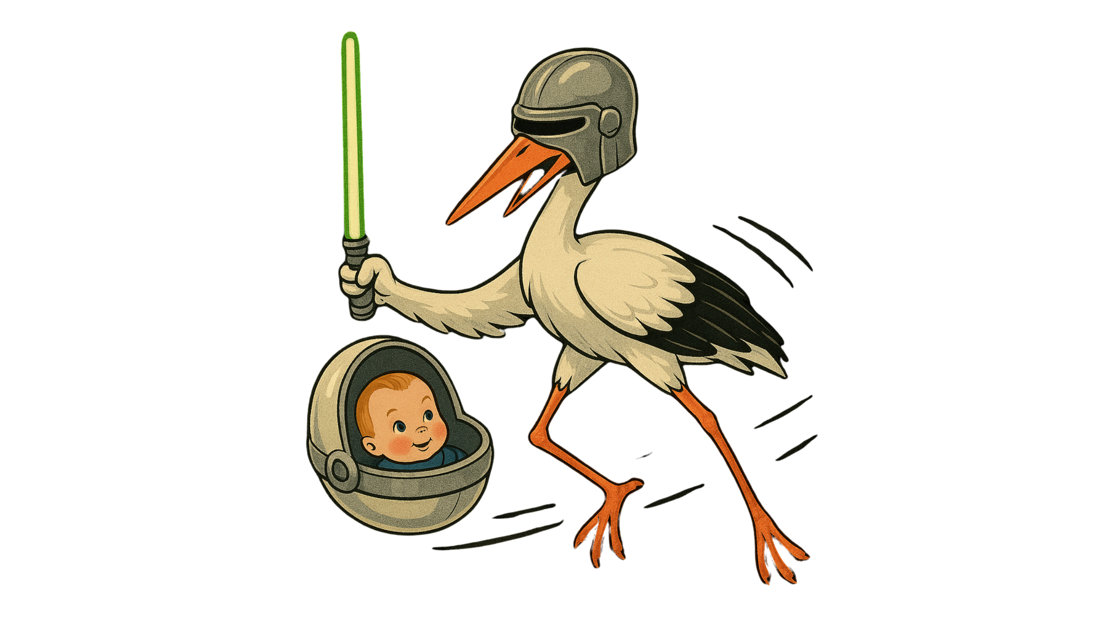 Iconic Star Wars imagery, like lightsabers or starships